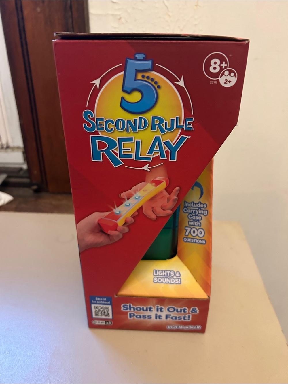 5 Second Rule Relay Game Ages 8+ NIB